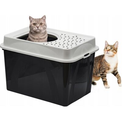 OEM Lettiera Per Gatti Grande E Chiusa Xxl Alta, Salta Dentro Per La Lettiera, Mix Di Colori OEM Lettiera Per Gatti Grande E Chiusa Xxl Alta, Salta Dentro Per La Lettiera, Mix Di Colori