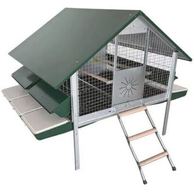 ROCILA - Pollaio Per Galline Ovaiole 100125 Ropet Tetto Verde Scuro ROCILA - Pollaio Per Galline Ovaiole 100125 Ropet Tetto Verde Scuro