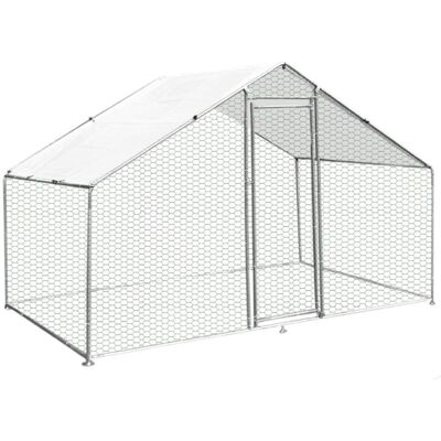 MonsterShop Gabbia per Pollo 3m x 2m x 2m Verde - Recinto per Pollame MonsterShop Gabbia per Pollo 3m x 2m x 2m Verde - Recinto per Pollame