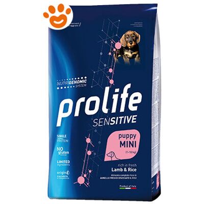 PROLIFE Cibo per Cani Cucciolo Sensibile Agnello & Riso - 7kg PROLIFE Cibo per Cani Cucciolo Sensibile Agnello & Riso - 7kg
