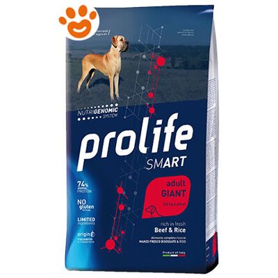 PROFILE Prolife smart Adult Giant Manzo e Riso - Cibo per cani PROFILE Prolife smart Adult Giant Manzo e Riso - Cibo per cani