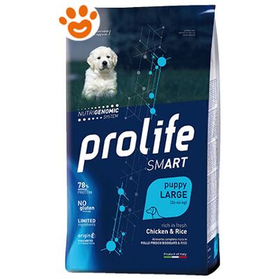 Prolife Smart Cucciolo Grande Pollo & Riso - Cibo per cani Prolife Smart Cucciolo Grande Pollo & Riso - Cibo per cani