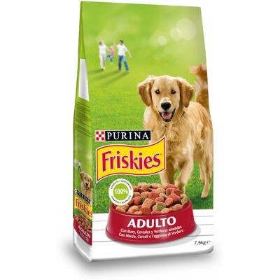 Purina Friskies Crocchette Con Manzo E Aggiunta Di Verdure Per Cani Adulti Confezione Da 7,5 Kilogram Purina Friskies Crocchette Con Manzo E Aggiunta Di Verdure Per Cani Adulti Confezione Da 7,5 Kilogram