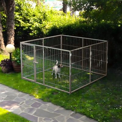SIDER BOX - Box Per Cuccioli In Rete Con Zincatura A Caldo Dimensioni 200x200xaltezza 120 Cm SIDER BOX - Box Per Cuccioli In Rete Con Zincatura A Caldo Dimensioni 200x200xaltezza 120 Cm