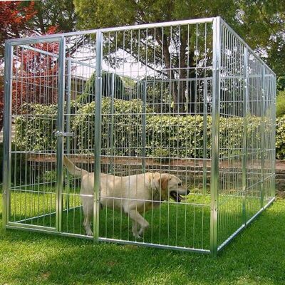 OGOMONDO - Box Per Cani Da Esterno Zincatura Elettrolitica 300x200x Altezza 180 Centimetri OGOMONDO - Box Per Cani Da Esterno Zincatura Elettrolitica 300x200x Altezza 180 Centimetri