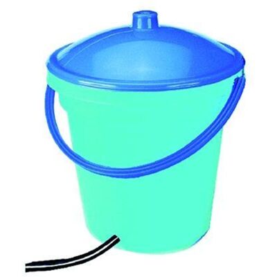 NOVITAL Serbatoio In Plastica Con Manico + Coperchio Lt. 18 Ø Cm. 37x41 H NOVITAL Serbatoio In Plastica Con Manico + Coperchio Lt. 18 Ø Cm. 37x41 H