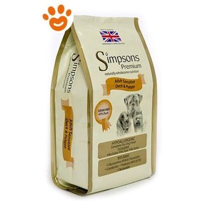 SIMPSONS Adult Sensitive Anatra E Patate Adult Sensitive Anatra E Patate - Sacco Da 12 Kg - SIMPSONS Adult Sensitive Anatra E Patate Adult Sensitive Anatra E Patate - Sacco Da 12 Kg -