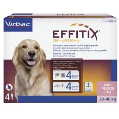 Virbac Effitix Large Per Cani 20/40 Kg Virbac Effitix Large Per Cani 20/40 Kg