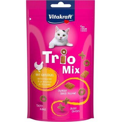 Vitakraft Trio Mix Poultry 60g - Snack Croccanti Per Gatti Adulti Vitakraft Trio Mix Poultry 60g - Snack Croccanti Per Gatti Adulti