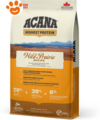 Acana Dog All Breeds Highest Protein Wild Prairie Dog All Breeds Highest Protein Wild Prairie - Sacco Da 11,4 Kg - 1 Acana Dog All Breeds Highest Protein Wild Prairie Dog All Breeds Highest Protein Wild Prairie - Sacco Da 11,4 Kg -