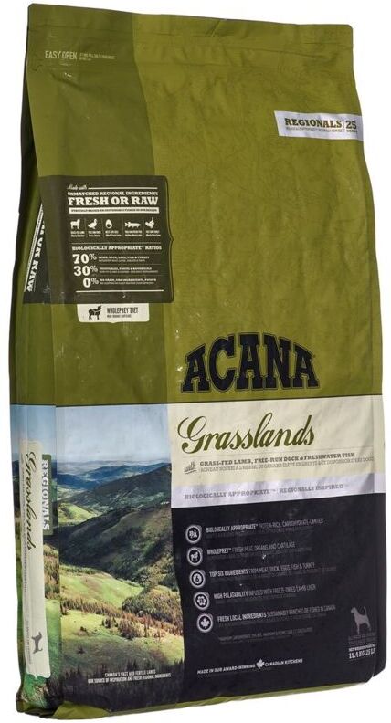 Acana Dog All Breeds Highest Protein Grasslands Dog All Breeds Highest Protein Grasslands - Sacco Da 11,4 Kg - 1 Acana Dog All Breeds Highest Protein Grasslands Dog All Breeds Highest Protein Grasslands - Sacco Da 11,4 Kg -