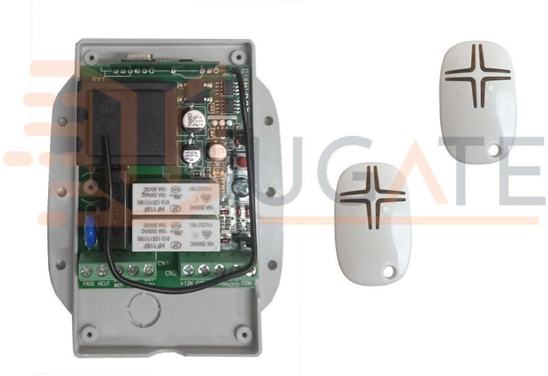 YAW Kit Elettronica Per Serranda Con 2 Due Telecomandi Con Centrale Di Comando 230v