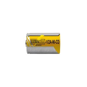 EXTRACELL - Batteria ricaricabile Ni-Cd 1/2A 1,2V 700mAh