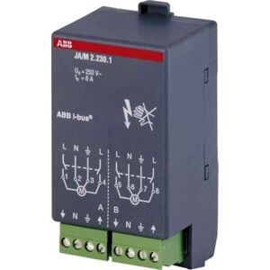 ABB Modulo attuatore persiane JA/M2.230.1 - IP54, 2 x 1380W, 6A ABB Modulo attuatore persiane JA/M2.230.1 - IP54, 2 x 1380W, 6A