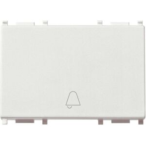 VIMAR Plana Tasto Intercambiabile Illuminabile 3 Moduli Con Simbolo Campanello Bianco 14023.c - VIMAR Plana Tasto Intercambiabile Illuminabile 3 Moduli Con Simbolo Campanello Bianco 14023.c -