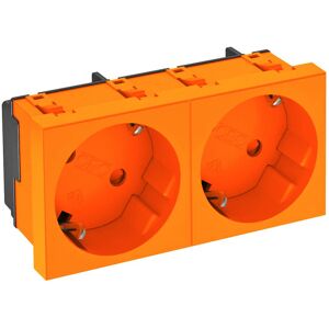 OBO Bettermann 6120105 Presa doppia - Protezione IP20 OBO Bettermann 6120105 Presa doppia - Protezione IP20