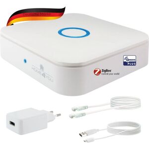 SCHWAIGER Ha102 Gateway Smarthome 2. Generazione Z-wave Plus Zigbee Homeautomation Stazione Base Per La Casa Intelligente - SCHWAIGER Ha102 Gateway Smarthome 2. Generazione Z-wave Plus Zigbee Homeautomation Stazione Base Per La Casa Intelligente -