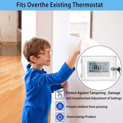 OEM Scatola Di Sicurezza Universale Per Termostato Con Serratura E 2 Chiavi, Protezione Per Termostato Da Parete In Acrilico Trasparente, Scatola Portatile Per Termostato Da Parete Per Uso Domestico OEM Scatola Di Sicurezza Universale Per Termostato Con Serratura E 2 Chiavi, Protezione Per Termostato Da Parete In Acrilico Trasparente, Scatola Portatile Per Termostato Da Parete Per Uso Domestico