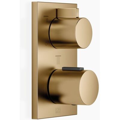 Dornbracht Thermostat Encastré Avec Régulation De Débit À Trois Dornbracht Thermostat Encastré Avec Régulation De Débit À Trois
