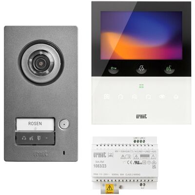 Grothe 2voice Comfort Plus Set 1784/716, Sistema Video, Memory, Bianco, 74711 Grothe 2voice Comfort Plus Set 1784/716, Sistema Video, Memory, Bianco, 74711