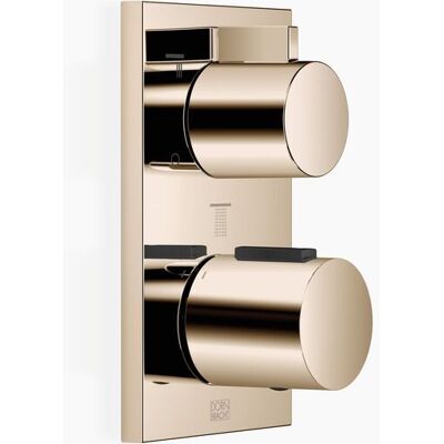 Dornbracht Thermostat Encastré Avec Régulation De Débit À Trois Dornbracht Thermostat Encastré Avec Régulation De Débit À Trois