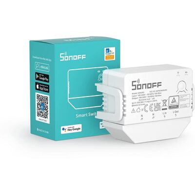 SONOFF Interruttore Wi-fi Compatibile Con Interruttore Convenzionale Mini R3 16a Bianco SONOFF Interruttore Wi-fi Compatibile Con Interruttore Convenzionale Mini R3 16a Bianco