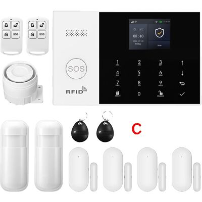 OEM Sistema Di Allarme Intelligente, Controllo Tramite Dispositivo Mobile, Sensori Di Rilevamento Del Movimento, Spina C, Spina Europea OEM Sistema Di Allarme Intelligente, Controllo Tramite Dispositivo Mobile, Sensori Di Rilevamento Del Movimento, Spina C, Spina Europea