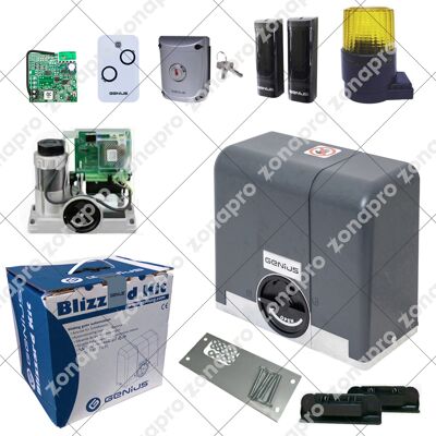 Genius Blizzard Enc Kit 900- 868 Mhz-jcl Per Cancelli Scorrevoli 104002 Faac 741 Genius Blizzard Enc Kit 900- 868 Mhz-jcl Per Cancelli Scorrevoli 104002 Faac 741