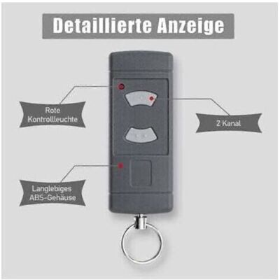 KEEMOTE Confezione Da 2 Trasmettitori Per Porte Da Garage Compatibili Con I Telecomandi Per Porte Da Garage Hse2-40, Hs4-40, Hsm4-40, 40,685 Mhz – C3 KEEMOTE Confezione Da 2 Trasmettitori Per Porte Da Garage Compatibili Con I Telecomandi Per Porte Da Garage Hse2-40, Hs4-40, Hsm4-40, 40,685 Mhz – C3
