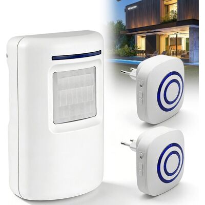 OEM Sensore Di Passaggio Wireless, Campanello, Rilevatore Di Movimento, Allarme, Rilevatore Di Movimento Wireless, Campanello Plug-in Con 36 Melodie, Infrarossi Wireless, Per Negozio, Camper, Casa OEM Sensore Di Passaggio Wireless, Campanello, Rilevatore Di Movimento, Allarme, Rilevatore Di Movimento Wireless, Campanello Plug-in Con 36 Melodie, Infrarossi Wireless, Per Negozio, Camper, Casa