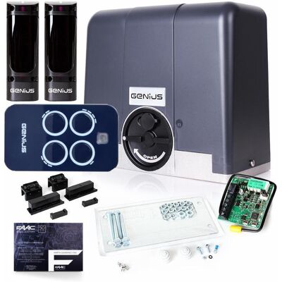 Genius Kit Blizzard 900 Per Cancelli Scorrevoli Da 900 Kg Genius Kit Blizzard 900 Per Cancelli Scorrevoli Da 900 Kg