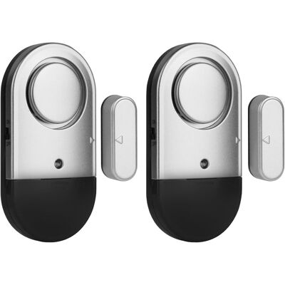 OEM Allarme Per Porte E Finestre, 2 Allarmi Wireless Per Porte E Finestre Con Potente Sirena Da 125 Db, Rilevatore Wireless Per Porte E Finestre, Sensore Magnetico Wireless Per Casa E Negozio (grigio) OEM Allarme Per Porte E Finestre, 2 Allarmi Wireless Per Porte E Finestre Con Potente Sirena Da 125 Db, Rilevatore Wireless Per Porte E Finestre, Sensore Magnetico Wireless Per Casa E Negozio (grigio)