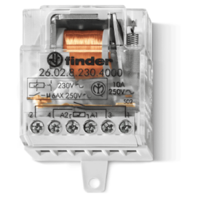 Finder Relè Ad Impulsi 4 Sequenze 2no 10a 230v Ac Contatti Dorati 26.04.8.230.4000 Finder Relè Ad Impulsi 4 Sequenze 2no 10a 230v Ac Contatti Dorati 26.04.8.230.4000