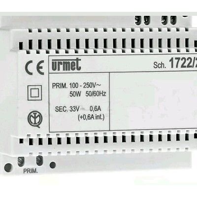 URMET Alimentatore 1722/21 2 Fili Videocitofono 1722/21 URMET Alimentatore 1722/21 2 Fili Videocitofono 1722/21