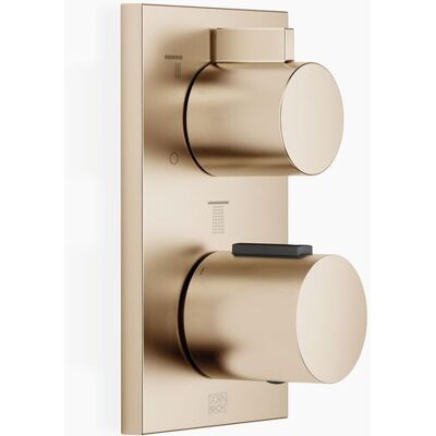 Dornbracht Thermostat Encastré Avec Régulation De Débit À Trois Dornbracht Thermostat Encastré Avec Régulation De Débit À Trois