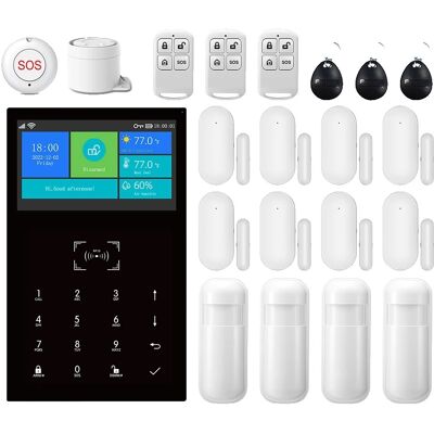 OEM Sistema Di Allarme Domestico Intelligente, Controllo Tramite App, Supporta 99 Zone, 4g-e, Spina Europea. OEM Sistema Di Allarme Domestico Intelligente, Controllo Tramite App, Supporta 99 Zone, 4g-e, Spina Europea.