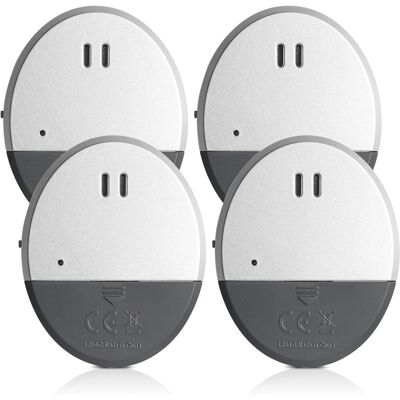 OEM Set Di 4 Allarmi Per Porte E Finestre: Allarme Rottura Vetri Ad Alto Volume (130 Db), Allarme Antifurto Per Finestre, Sistema Di Allarme Wireless, Sensore Di Allarme Per Porte, Sicurezza E Protezione. OEM Set Di 4 Allarmi Per Porte E Finestre: Allarme Rottura Vetri Ad Alto Volume (130 Db), Allarme Antifurto Per Finestre, Sistema Di Allarme Wireless, Sensore Di Allarme Per Porte, Sicurezza E Protezione.