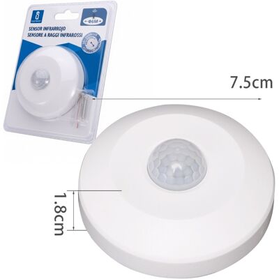 AIGOSTAR Sensore Movimento Infrarossi Pir 360° Incasso Soffitto D18xh75mm AIGOSTAR Sensore Movimento Infrarossi Pir 360° Incasso Soffitto D18xh75mm