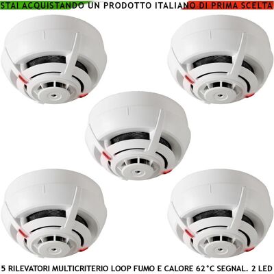 Sensore Incendio Securvera - Fumo & Temp - Loop 12-28V Sensore Incendio Securvera - Fumo & Temp - Loop 12-28V
