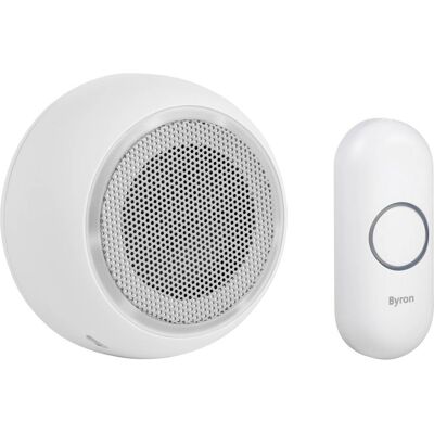 Byron DBY-23512 Kit Campanello Wireless - Bianco Byron DBY-23512 Kit Campanello Wireless - Bianco
