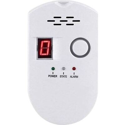 OEM Rilevatore Di Gas, Rilevatore Di Perdite Di Gpl/gas Naturale/carbone, Monitor Con Sensore A Spina Con Allarme Acustico E Display Digitale A Led, Allarme Per Gas Combustibili Metano, Propano E Butano OEM Rilevatore Di Gas, Rilevatore Di Perdite Di Gpl/gas Naturale/carbone, Monitor Con Sensore A Spina Con Allarme Acustico E Display Digitale A Led, Allarme Per Gas Combustibili Metano, Propano E Butano