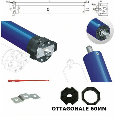 DIEFFEMATIC Motore X Tapparelle 30 Nm 80kg Tapparella Elettrica Si Adatta A Faac Came Bft DIEFFEMATIC Motore X Tapparelle 30 Nm 80kg Tapparella Elettrica Si Adatta A Faac Came Bft