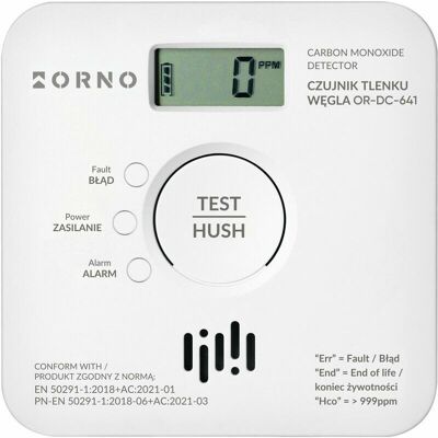AVIDSEN Rilevatore Monossido Di Carbonio A Batteria Wi Fi Con Display E Allarme Acustico AVIDSEN Rilevatore Monossido Di Carbonio A Batteria Wi Fi Con Display E Allarme Acustico