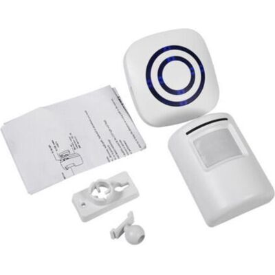 OEM Sistema Di Sicurezza Wireless Con Rilevatore Di Movimento Per Garage E Vialetto D'Accesso, Campanello Con Allarme E Spina Europea. OEM Sistema Di Sicurezza Wireless Con Rilevatore Di Movimento Per Garage E Vialetto D'Accesso, Campanello Con Allarme E Spina Europea.