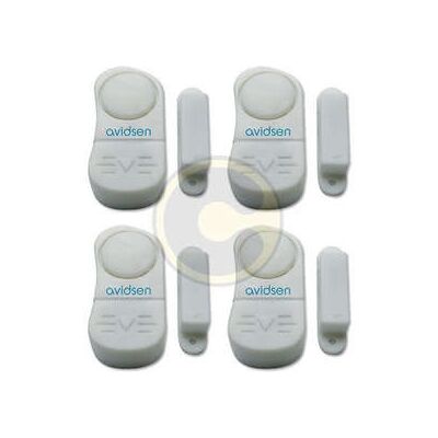 AVIDSEN Kit 4 Pz Miniallarme Bloccatapparelle Magnetici Per Porte Finestre AVIDSEN Kit 4 Pz Miniallarme Bloccatapparelle Magnetici Per Porte Finestre