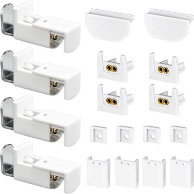LABLANC 1 Set Di Staffe Di Controllo Per Tende In Plastica, Accessori Per Tende, Telecomando Di Ricambio Bianco Per Tenda A Rullo LABLANC 1 Set Di Staffe Di Controllo Per Tende In Plastica, Accessori Per Tende, Telecomando Di Ricambio Bianco Per Tenda A Rullo