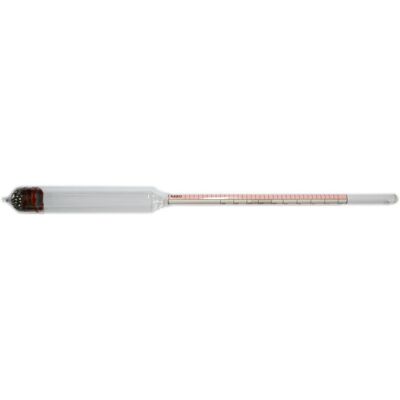 Acer Mostimetro Densimetro Per Vino Birra Cm.15 Con Custodia Tascabile (21126) Acer Mostimetro Densimetro Per Vino Birra Cm.15 Con Custodia Tascabile (21126)