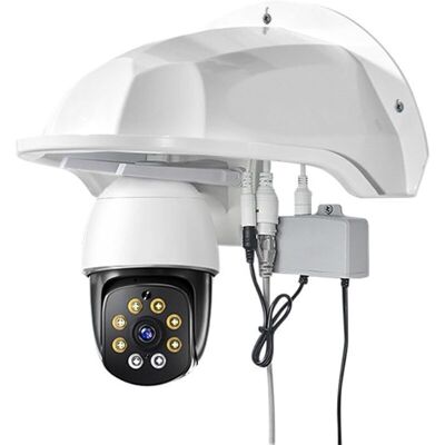 SANS MARQUE Custodia Protettiva Impermeabile Per Fotocamere Da Esterno Con Flash, Alloggiamento Universale Per Telecamere Di Sorveglianza, Massima Protezione Contro Umidità E Sole, Bianca, 1 Pezzo SANS MARQUE Custodia Protettiva Impermeabile Per Fotocamere Da Esterno Con Flash, Alloggiamento Universale Per Telecamere Di Sorveglianza, Massima Protezione Contro Umidità E Sole, Bianca, 1 Pezzo