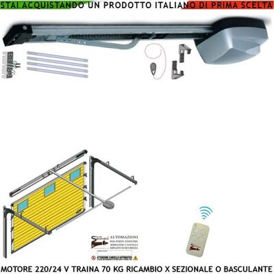 SECURVERA Motore 230/24 V Da Soffitto Ricambio Automatismo X Porta Cler Basculante O Sezionale 70 Kg Radiocomando Binario 3 Metri Alluminio Estruso Sistema Autoreverse Sblocco Pattino Di Traino Luce Di Cortesia SECURVERA Motore 230/24 V Da Soffitto Ricambio Automatismo X Porta Cler Basculante O Sezionale 70 Kg Radiocomando Binario 3 Metri Alluminio Estruso Sistema Autoreverse Sblocco Pattino Di Traino Luce Di Cortesia