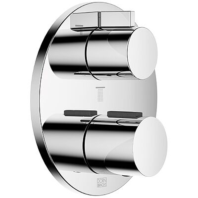 Dornbracht Thermostat Encastré Avec Réglage De Débit À Trois Dornbracht Thermostat Encastré Avec Réglage De Débit À Trois
